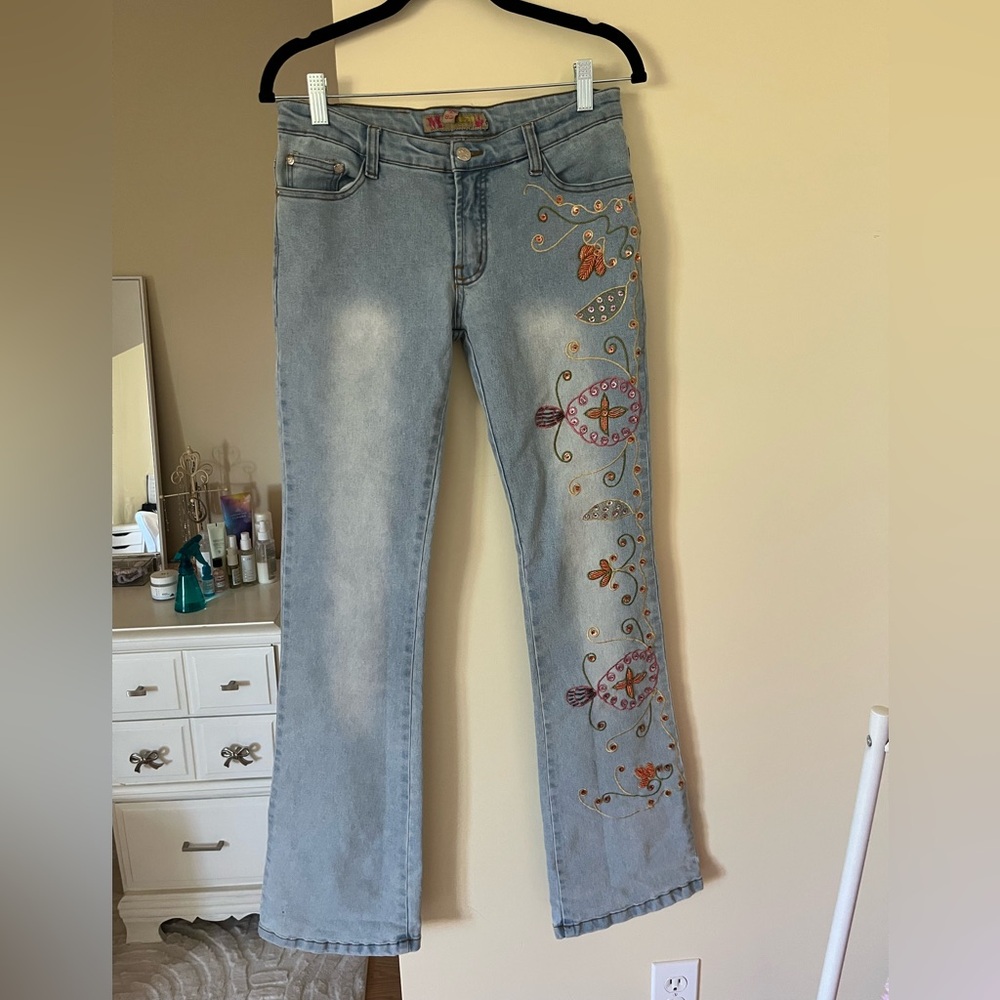 Vintage beaded  jeans